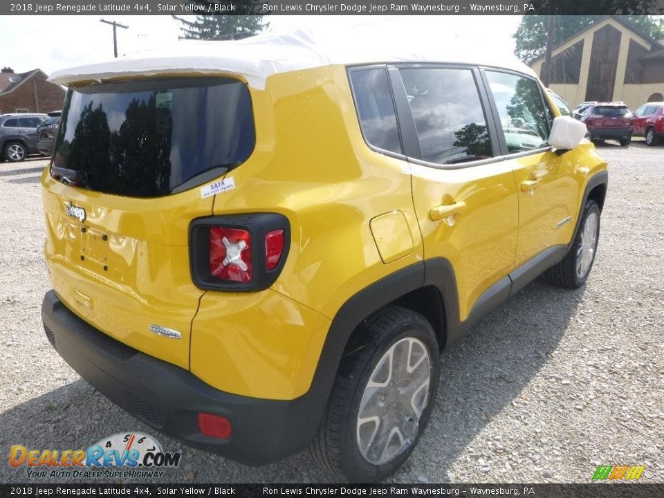 2018 Jeep Renegade Latitude 4x4 Solar Yellow / Black Photo #6