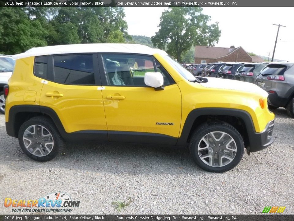 2018 Jeep Renegade Latitude 4x4 Solar Yellow / Black Photo #7