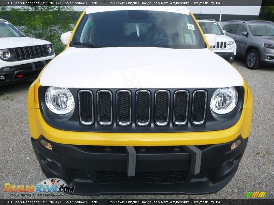 2018 Jeep Renegade Latitude 4x4 Solar Yellow / Black Photo #9