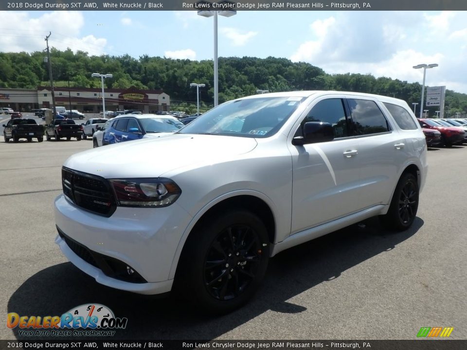 2018 Dodge Durango SXT AWD White Knuckle / Black Photo #1