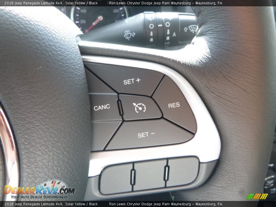 2018 Jeep Renegade Latitude 4x4 Solar Yellow / Black Photo #17