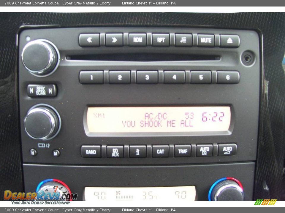 2009 Chevrolet Corvette Coupe Cyber Gray Metallic / Ebony Photo #26