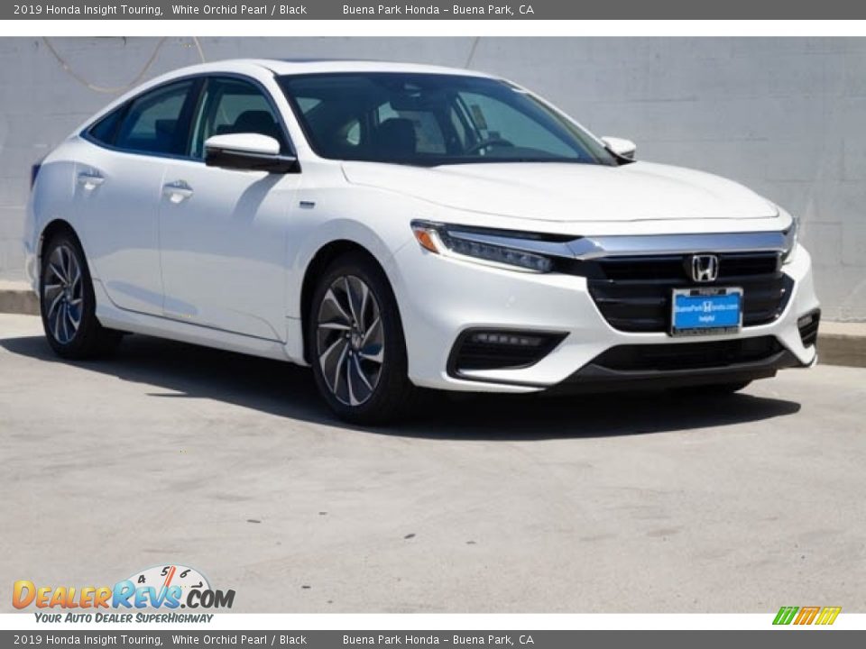 2019 Honda Insight Touring White Orchid Pearl / Black Photo #1