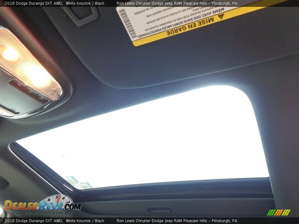 2018 Dodge Durango SXT AWD White Knuckle / Black Photo #16