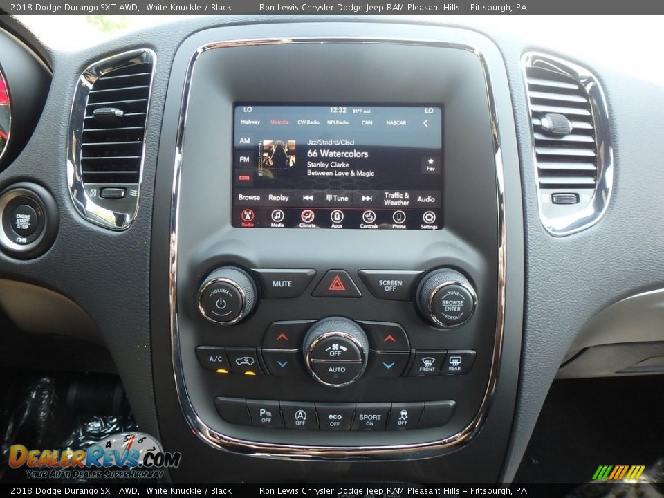 2018 Dodge Durango SXT AWD White Knuckle / Black Photo #17