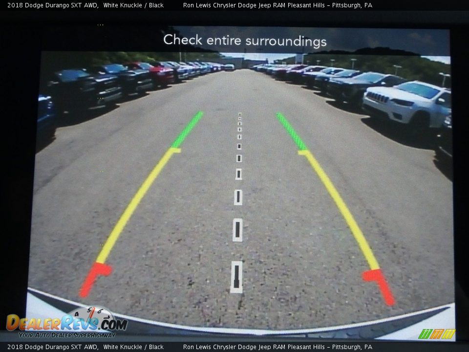 2018 Dodge Durango SXT AWD White Knuckle / Black Photo #18