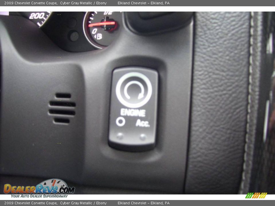 2009 Chevrolet Corvette Coupe Cyber Gray Metallic / Ebony Photo #28