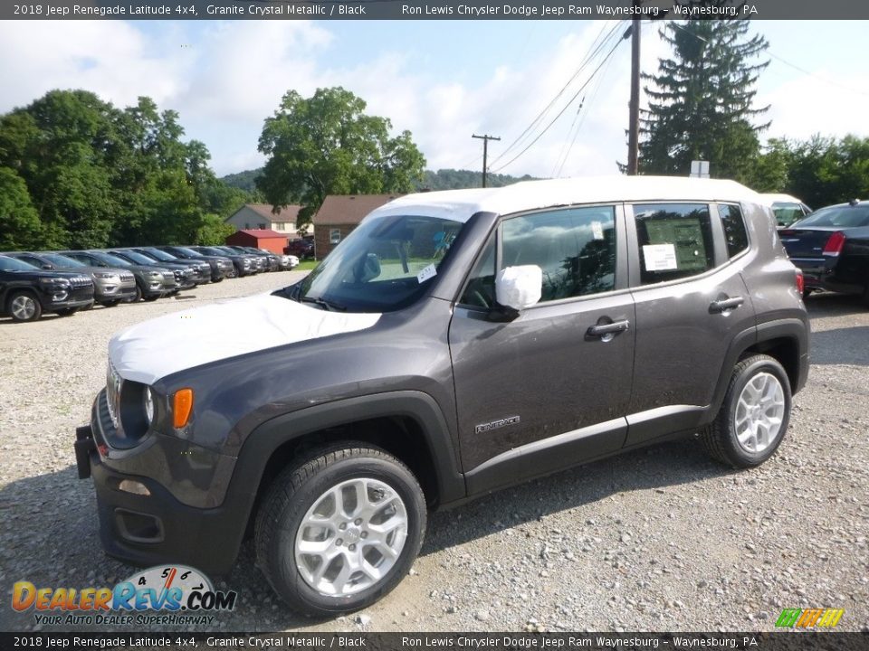 2018 Jeep Renegade Latitude 4x4 Granite Crystal Metallic / Black Photo #1