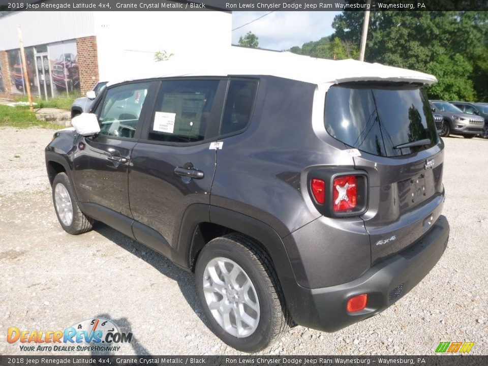 2018 Jeep Renegade Latitude 4x4 Granite Crystal Metallic / Black Photo #3