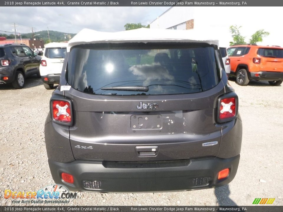 2018 Jeep Renegade Latitude 4x4 Granite Crystal Metallic / Black Photo #4