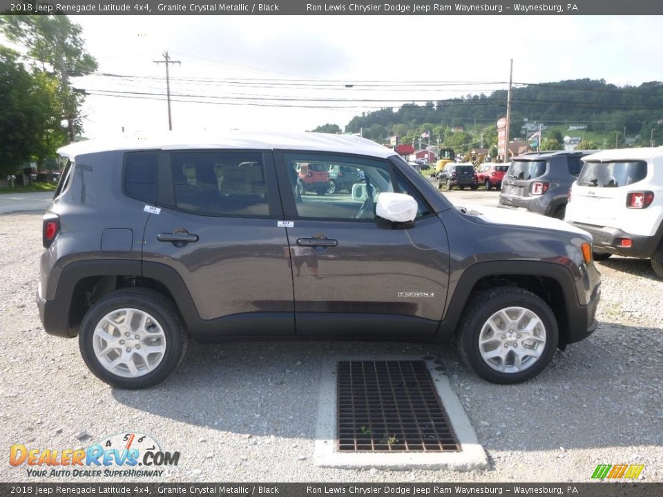 2018 Jeep Renegade Latitude 4x4 Granite Crystal Metallic / Black Photo #6
