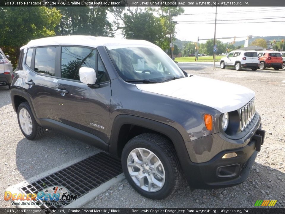 2018 Jeep Renegade Latitude 4x4 Granite Crystal Metallic / Black Photo #7