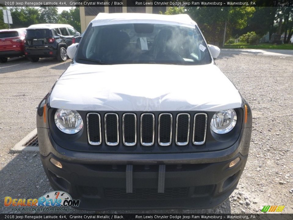 2018 Jeep Renegade Latitude 4x4 Granite Crystal Metallic / Black Photo #8