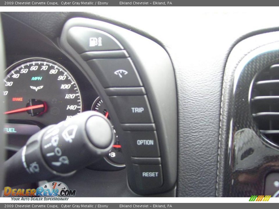 2009 Chevrolet Corvette Coupe Cyber Gray Metallic / Ebony Photo #29