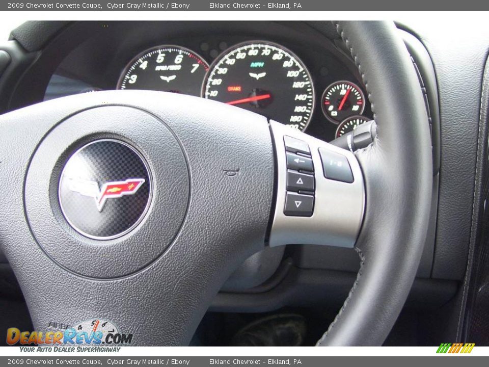 2009 Chevrolet Corvette Coupe Cyber Gray Metallic / Ebony Photo #30