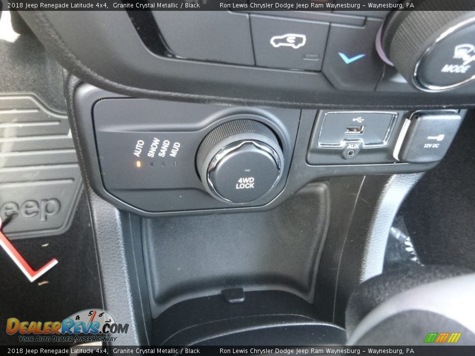 2018 Jeep Renegade Latitude 4x4 Granite Crystal Metallic / Black Photo #18