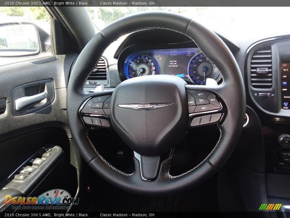2016 Chrysler 300 S AWD Bright White / Black Photo #9