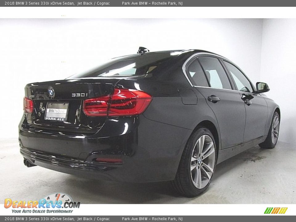 2018 BMW 3 Series 330i xDrive Sedan Jet Black / Cognac Photo #5