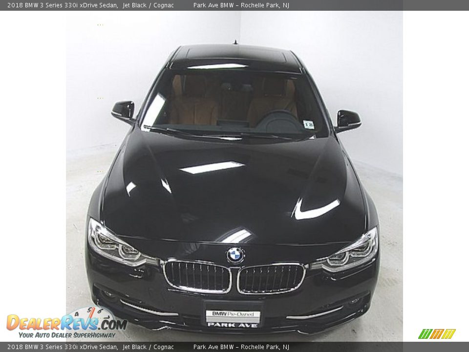 2018 BMW 3 Series 330i xDrive Sedan Jet Black / Cognac Photo #8