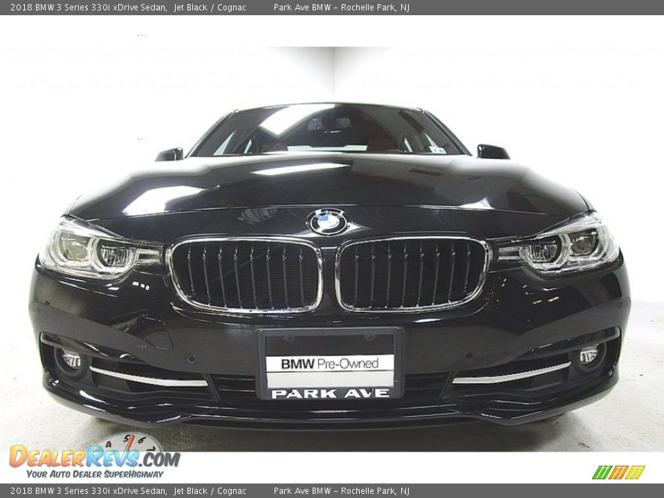 2018 BMW 3 Series 330i xDrive Sedan Jet Black / Cognac Photo #9