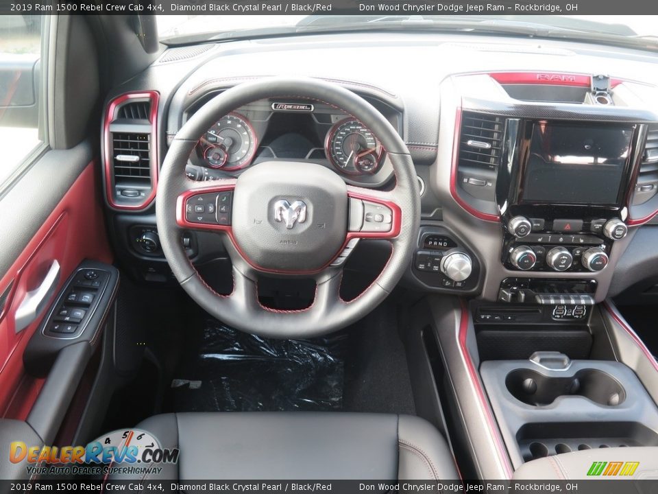 Dashboard of 2019 Ram 1500 Rebel Crew Cab 4x4 Photo #10