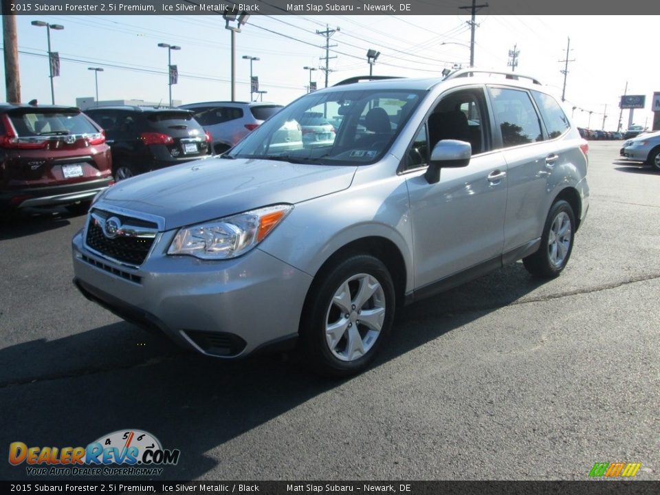 2015 Subaru Forester 2.5i Premium Ice Silver Metallic / Black Photo #2