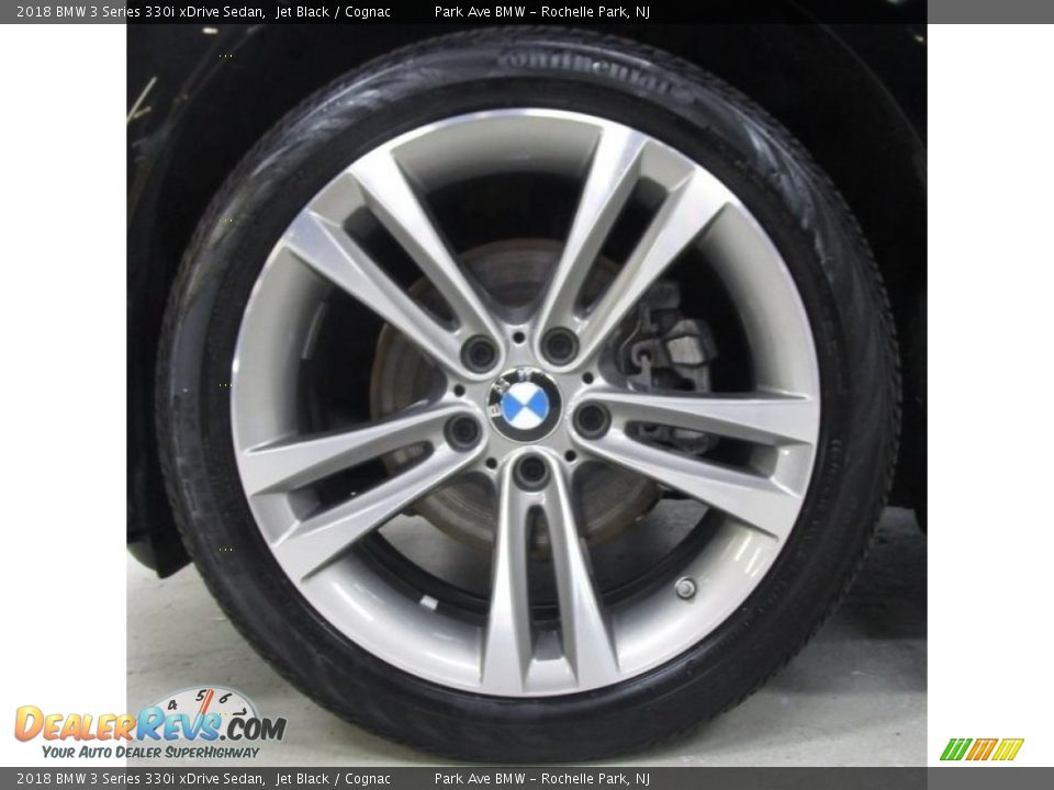 2018 BMW 3 Series 330i xDrive Sedan Jet Black / Cognac Photo #31