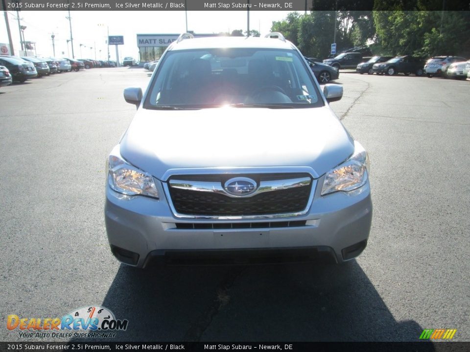 2015 Subaru Forester 2.5i Premium Ice Silver Metallic / Black Photo #3