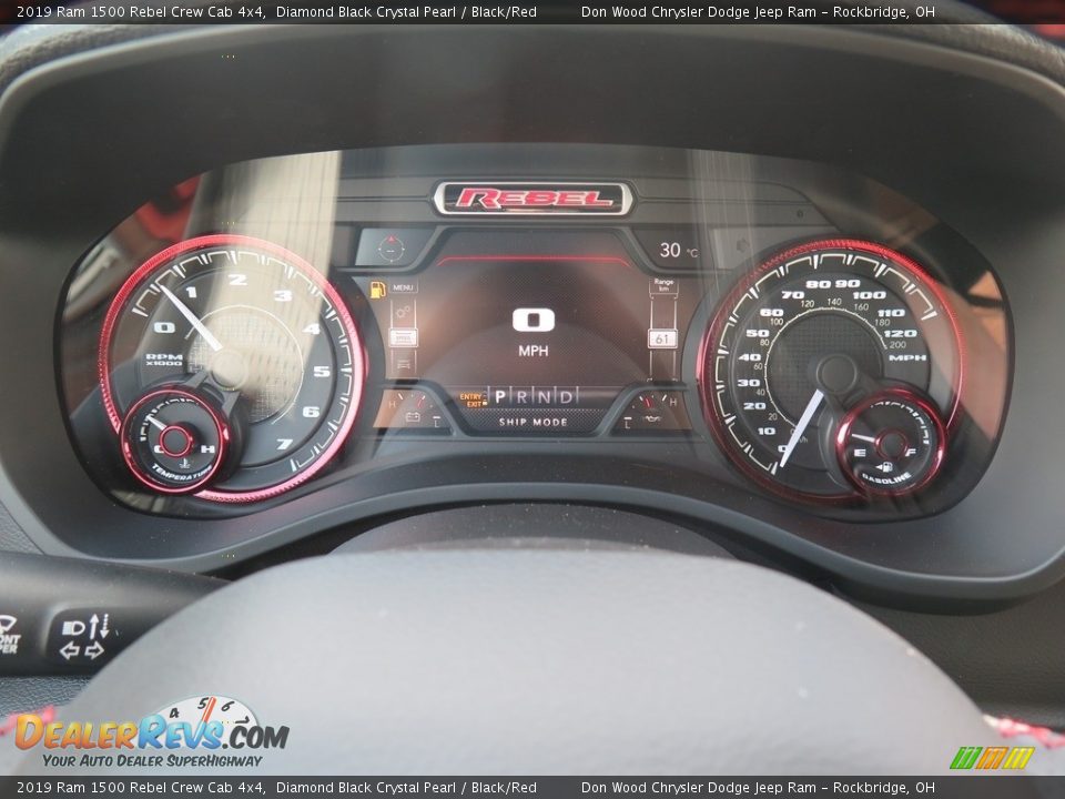 2019 Ram 1500 Rebel Crew Cab 4x4 Gauges Photo #14