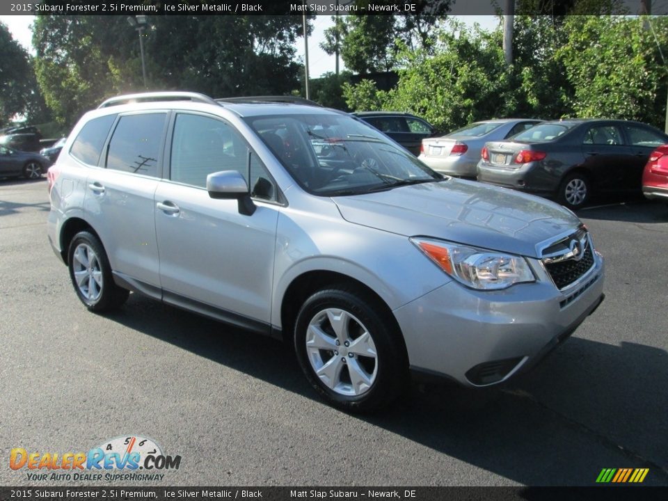 2015 Subaru Forester 2.5i Premium Ice Silver Metallic / Black Photo #4