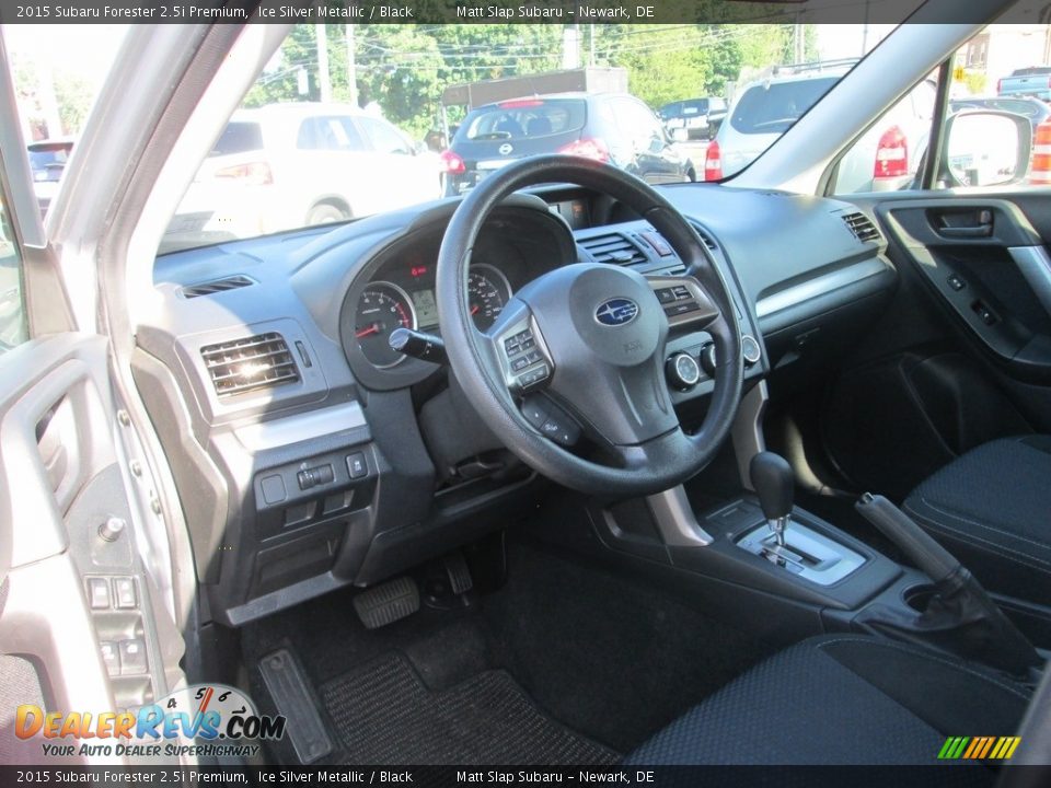 2015 Subaru Forester 2.5i Premium Ice Silver Metallic / Black Photo #12
