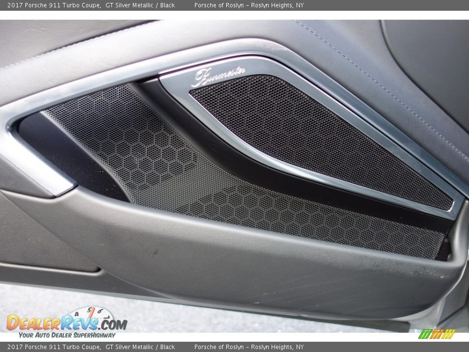 2017 Porsche 911 Turbo Coupe GT Silver Metallic / Black Photo #12