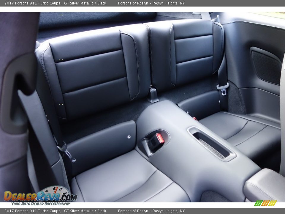 2017 Porsche 911 Turbo Coupe GT Silver Metallic / Black Photo #17