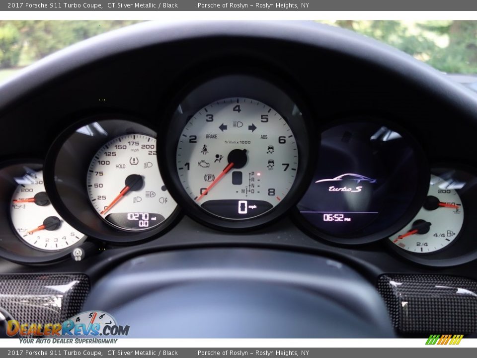 2017 Porsche 911 Turbo Coupe Gauges Photo #19