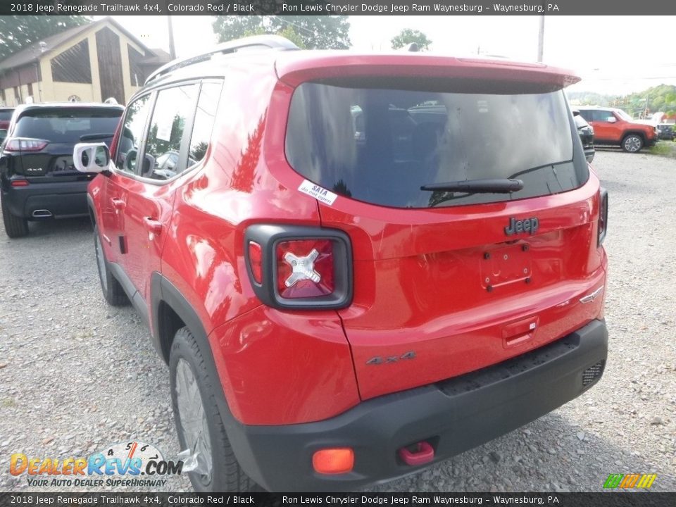 2018 Jeep Renegade Trailhawk 4x4 Colorado Red / Black Photo #3