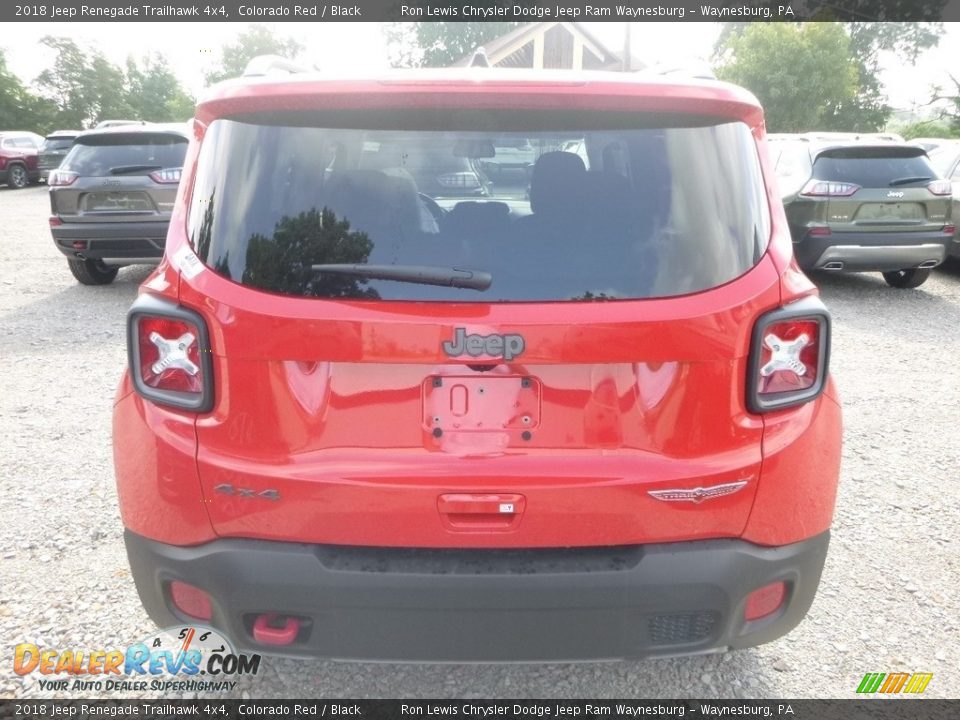 2018 Jeep Renegade Trailhawk 4x4 Colorado Red / Black Photo #4