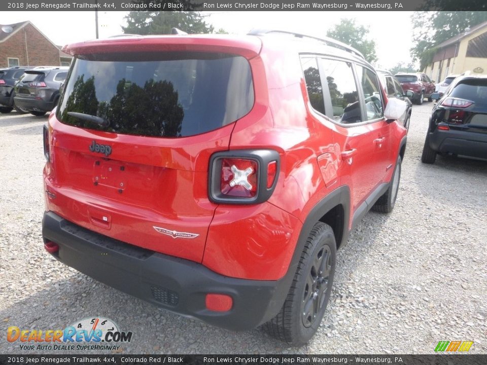 2018 Jeep Renegade Trailhawk 4x4 Colorado Red / Black Photo #5