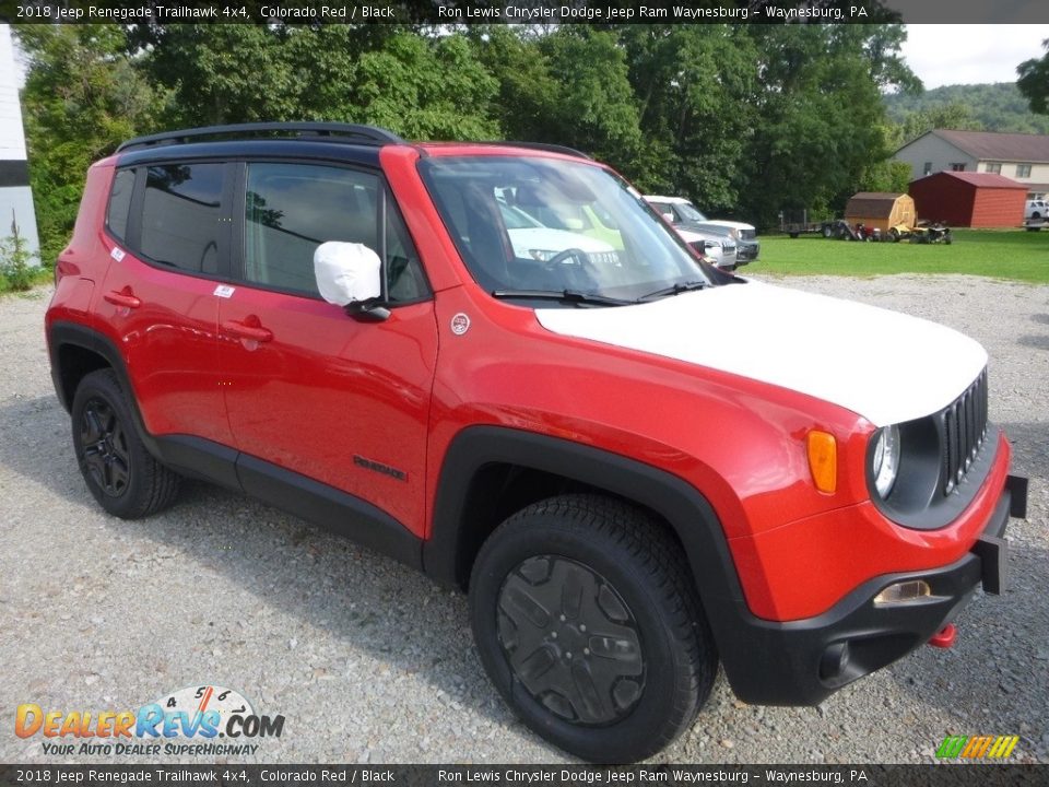 2018 Jeep Renegade Trailhawk 4x4 Colorado Red / Black Photo #7