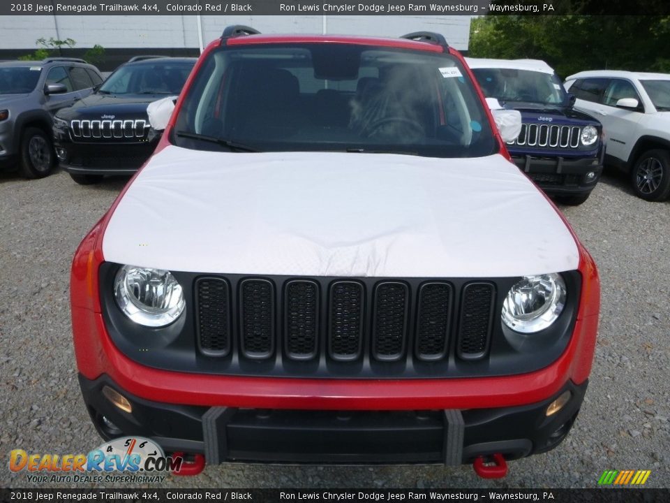 2018 Jeep Renegade Trailhawk 4x4 Colorado Red / Black Photo #8