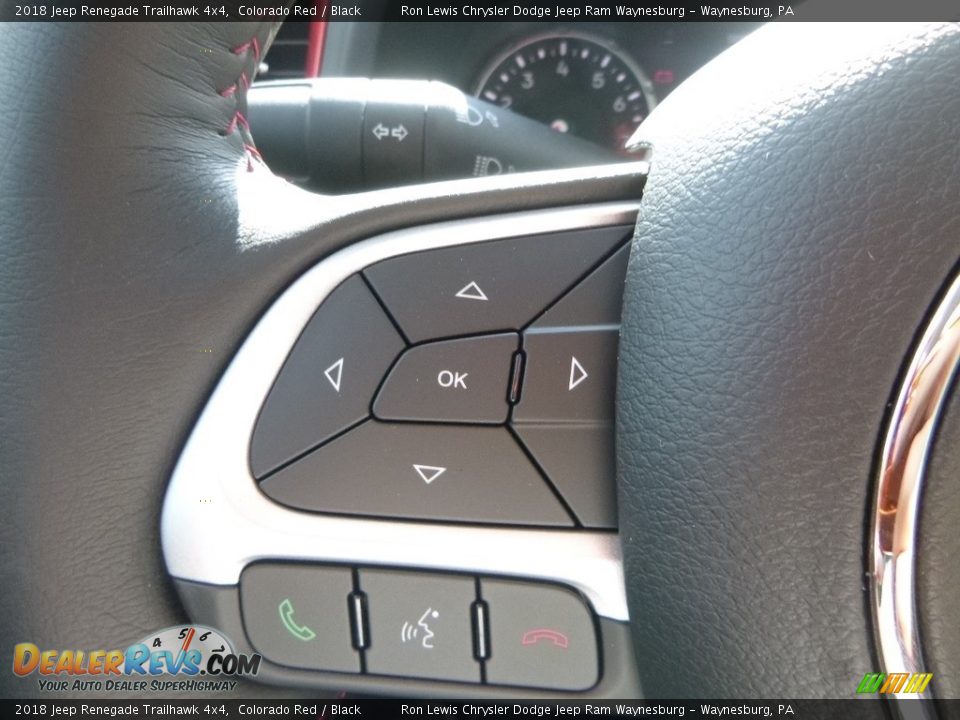 2018 Jeep Renegade Trailhawk 4x4 Colorado Red / Black Photo #16