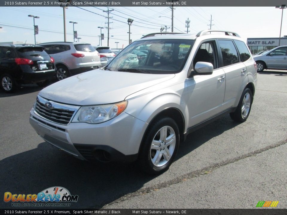 2010 Subaru Forester 2.5 X Premium Spark Silver Metallic / Black Photo #2