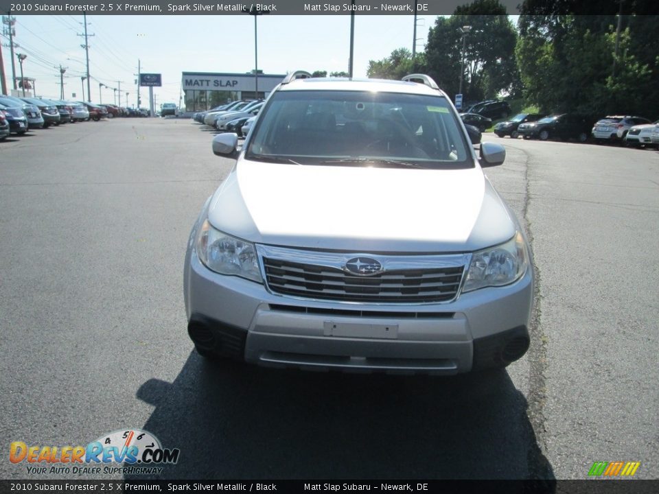 2010 Subaru Forester 2.5 X Premium Spark Silver Metallic / Black Photo #3