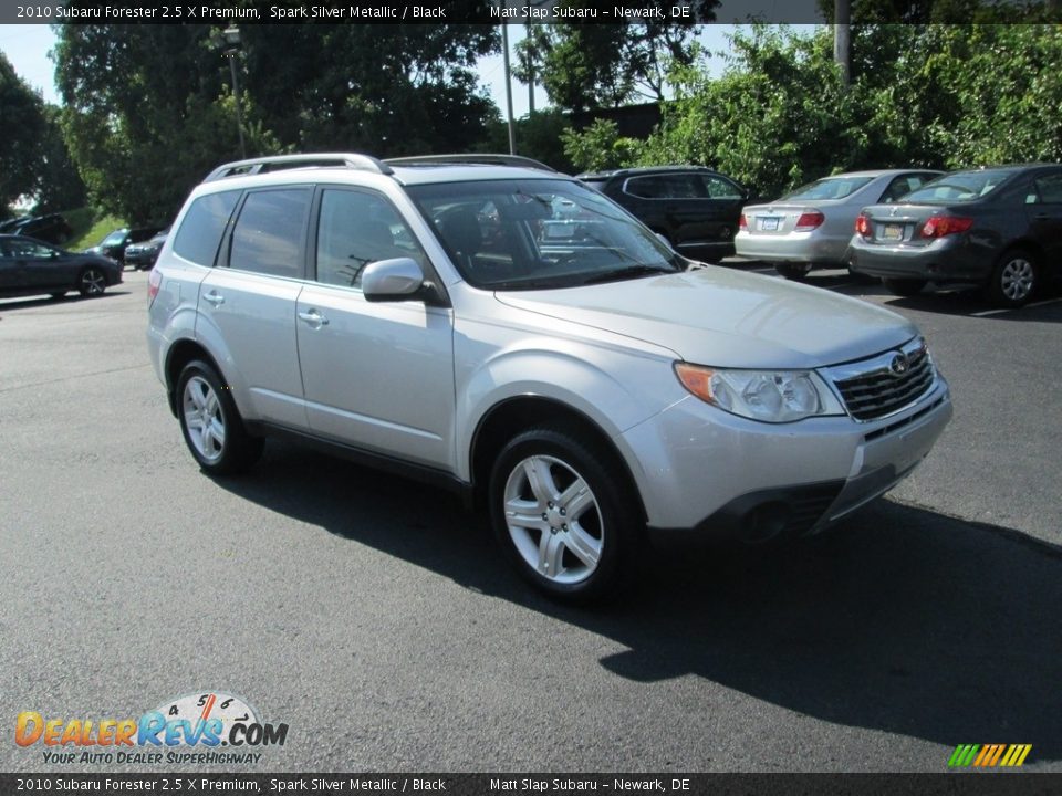 2010 Subaru Forester 2.5 X Premium Spark Silver Metallic / Black Photo #4