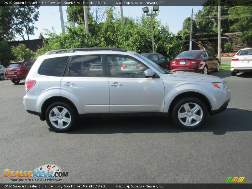 2010 Subaru Forester 2.5 X Premium Spark Silver Metallic / Black Photo #5