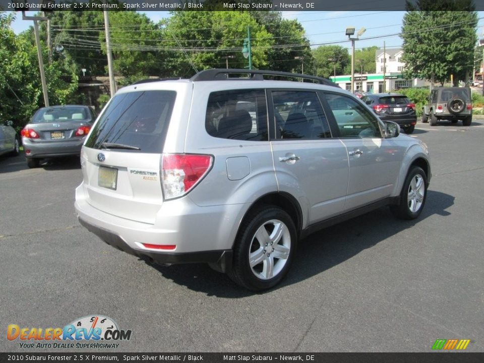 2010 Subaru Forester 2.5 X Premium Spark Silver Metallic / Black Photo #6