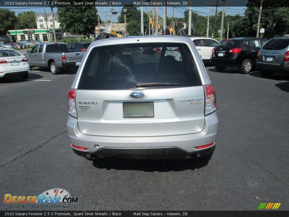2010 Subaru Forester 2.5 X Premium Spark Silver Metallic / Black Photo #7