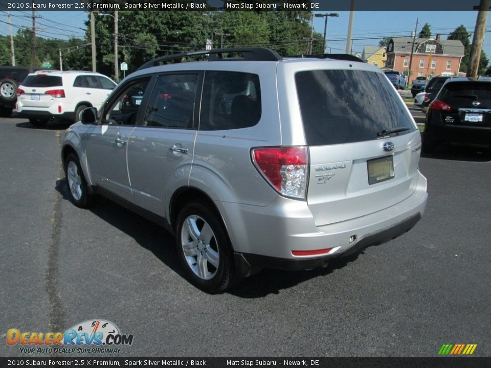 2010 Subaru Forester 2.5 X Premium Spark Silver Metallic / Black Photo #8