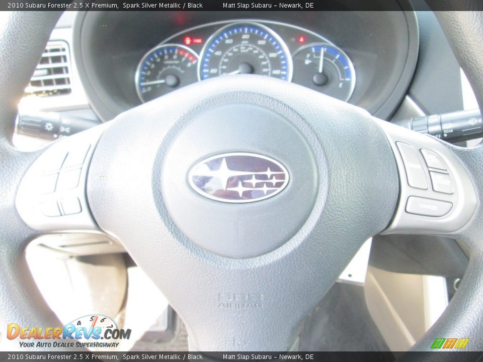 2010 Subaru Forester 2.5 X Premium Spark Silver Metallic / Black Photo #11