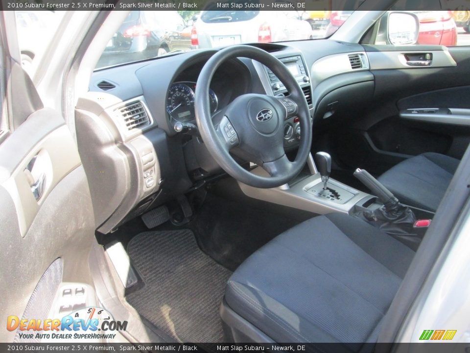 2010 Subaru Forester 2.5 X Premium Spark Silver Metallic / Black Photo #12