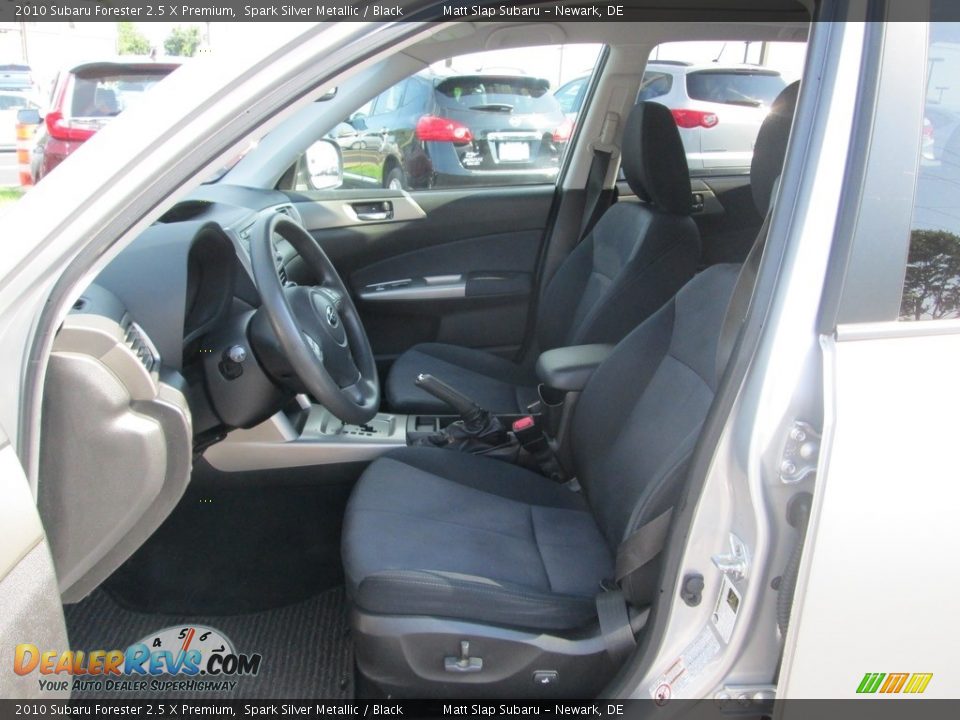 2010 Subaru Forester 2.5 X Premium Spark Silver Metallic / Black Photo #13